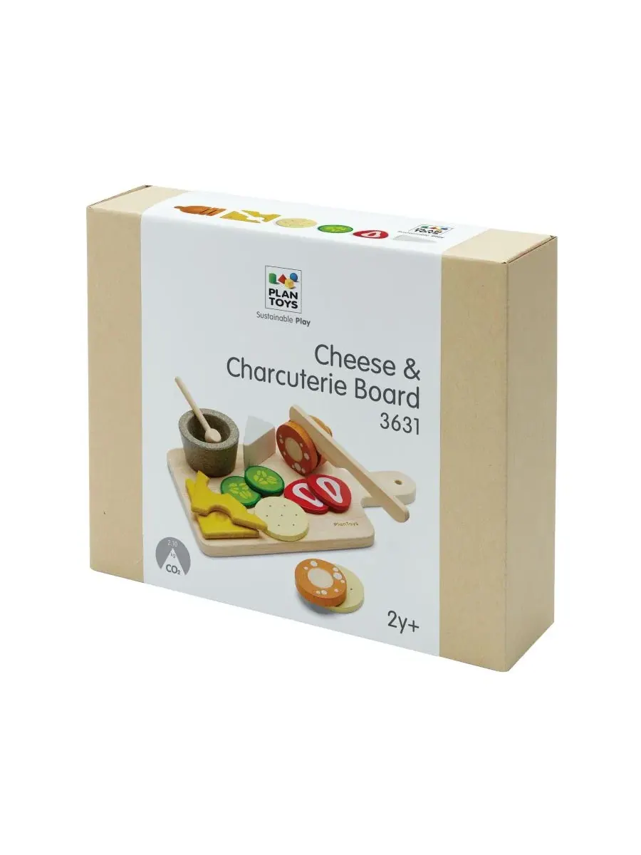 Игровой набор с сырной тарелкой PlanToys Charcuterie Board — изображение 3 из 7, нет цвета