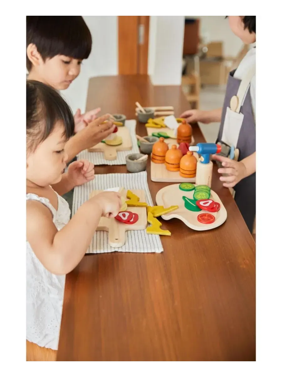 Игровой набор с сырной тарелкой PlanToys Charcuterie Board — изображение 7 из 7, нет цвета