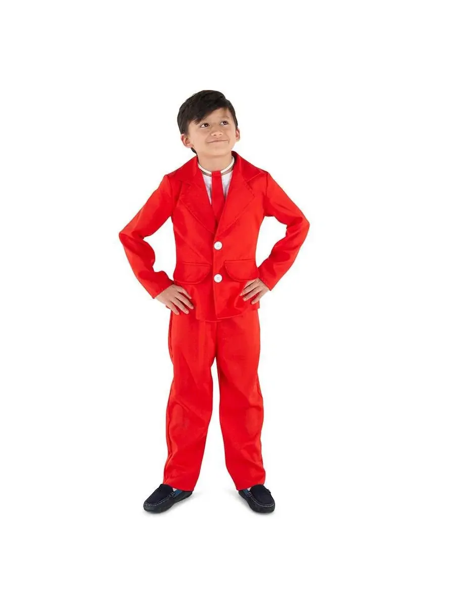 Костюм из пиджака, брюк и галстука, Party Suit Set Dress Up America — изображение 3 из 3, красный