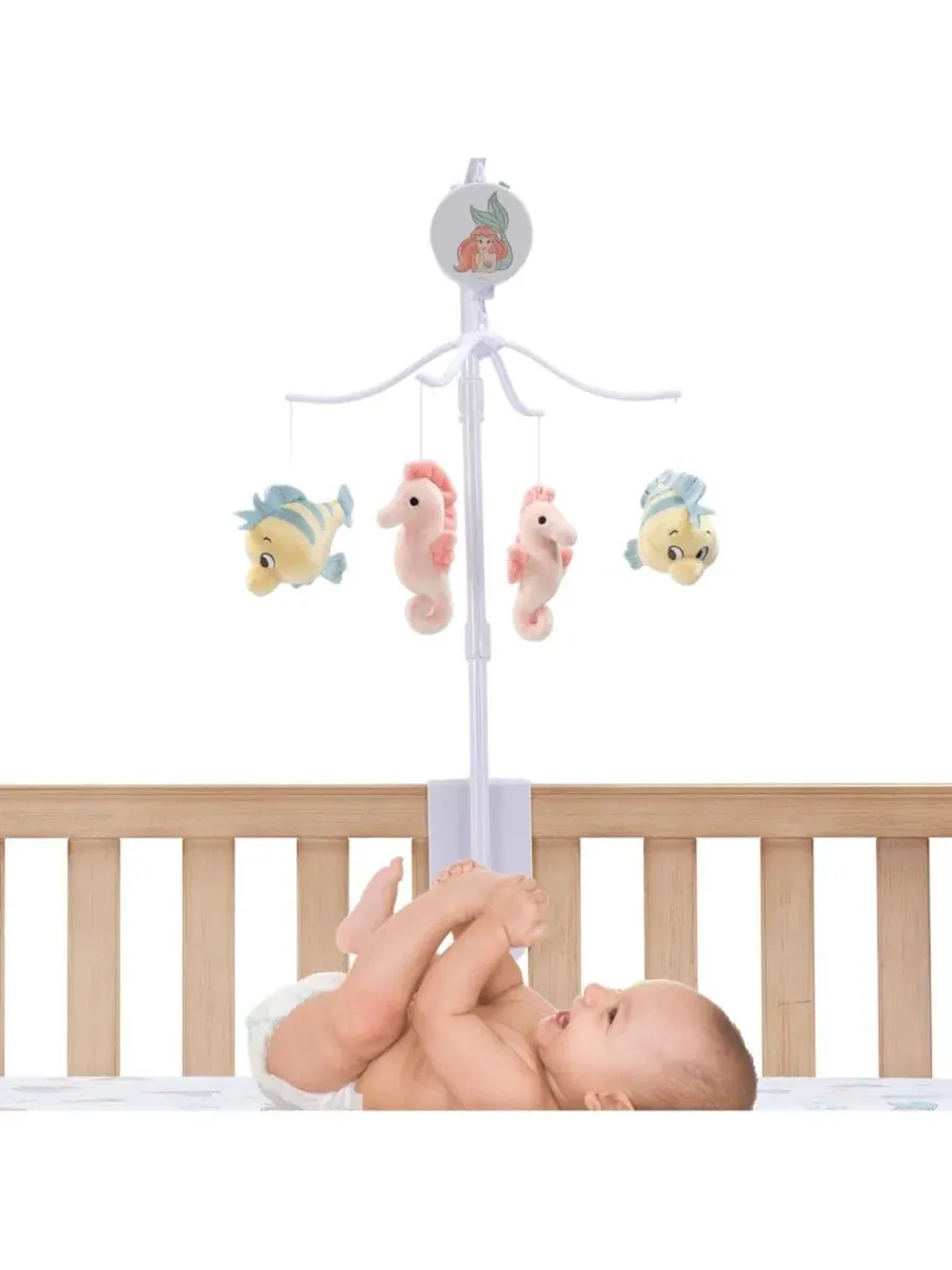 Музыкальный мобиль для детской кроватки Disney Baby «Русалочка» Bedtime Originals — изображение 2 из 7, мульти