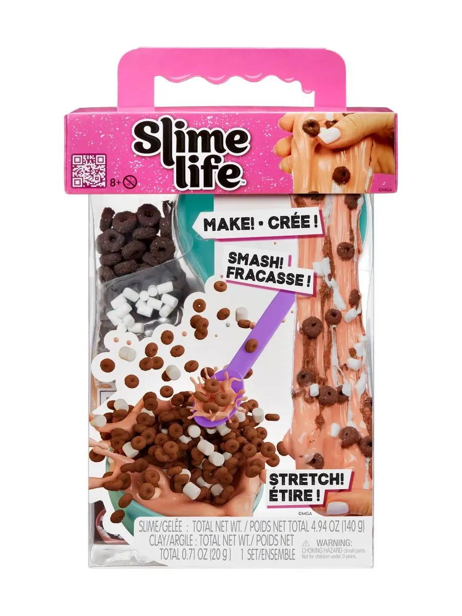 Набор для изготовления слайма своими руками «Миска шоколадных хлопьев» Slime Life — мульти