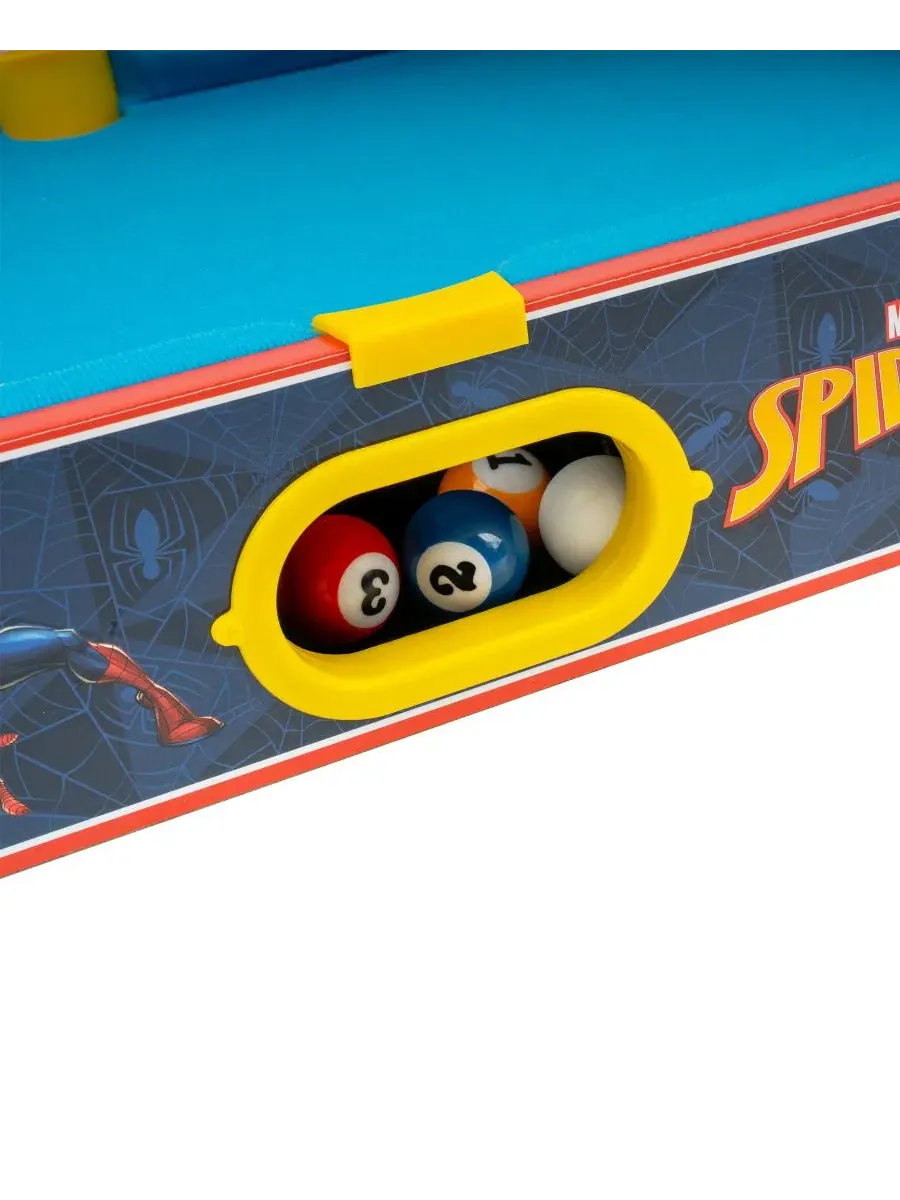 Настольный бильярд Spider-Man Tabletop Pool Table World Tech Toys — изображение 2 из 8, нет цвета