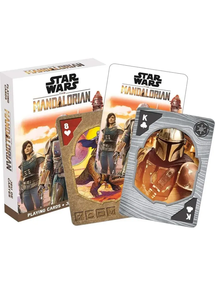 Игральные карты Star Wars: The Mandalorian, Колода из 52 карт + 2 джокера Nmr Distribution — изображение 1 из 4, нет цвета
