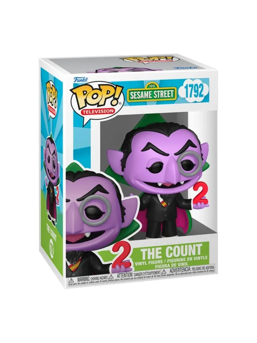 Виниловая фигурка The Count Sesame Street Funko, 9,5 см — изображение 2 из 7, нет цвета