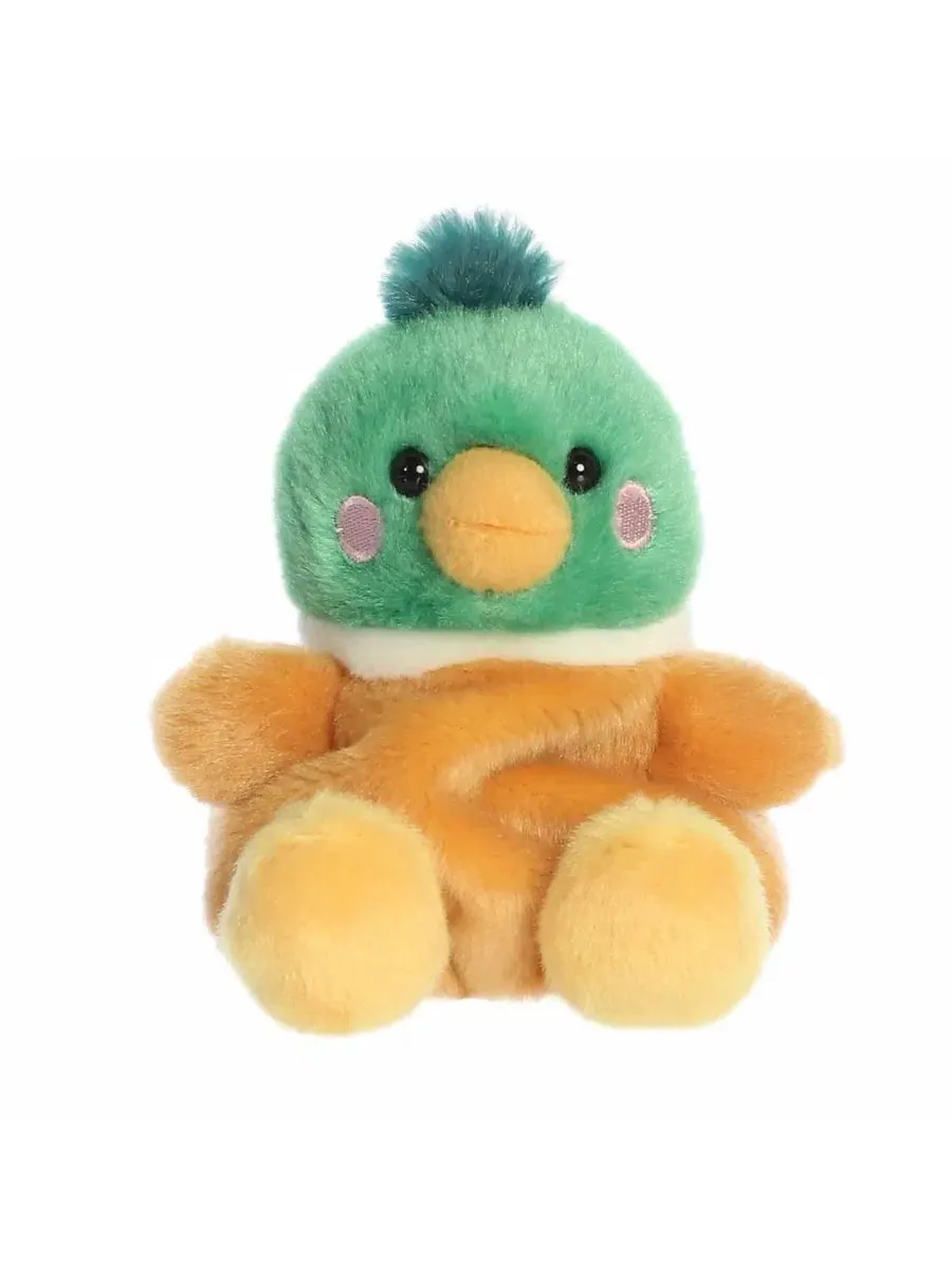 Мини-плюшевая игрушка «Утка-кряква» от Mini Puddles, разноцветная, 12,7 см Aurora — изображение 1 из 5, мульти