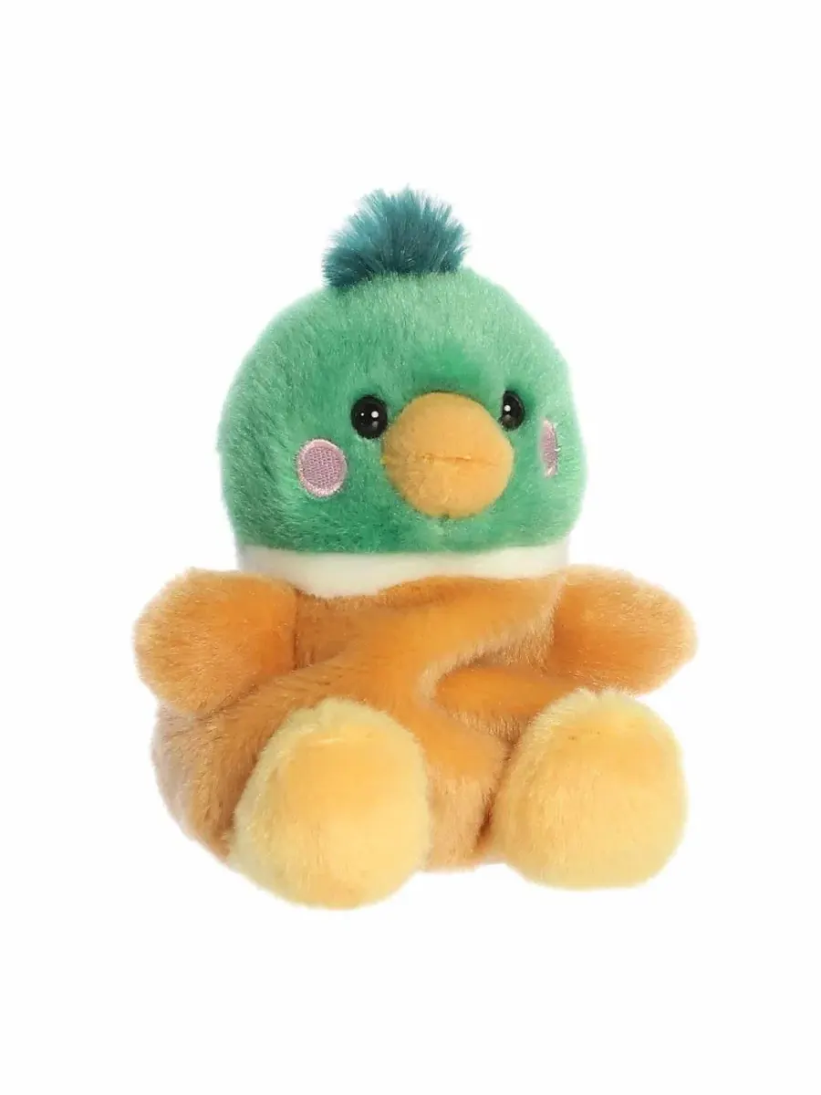 Мини-плюшевая игрушка «Утка-кряква» от Mini Puddles, разноцветная, 12,7 см Aurora — изображение 4 из 5, мульти