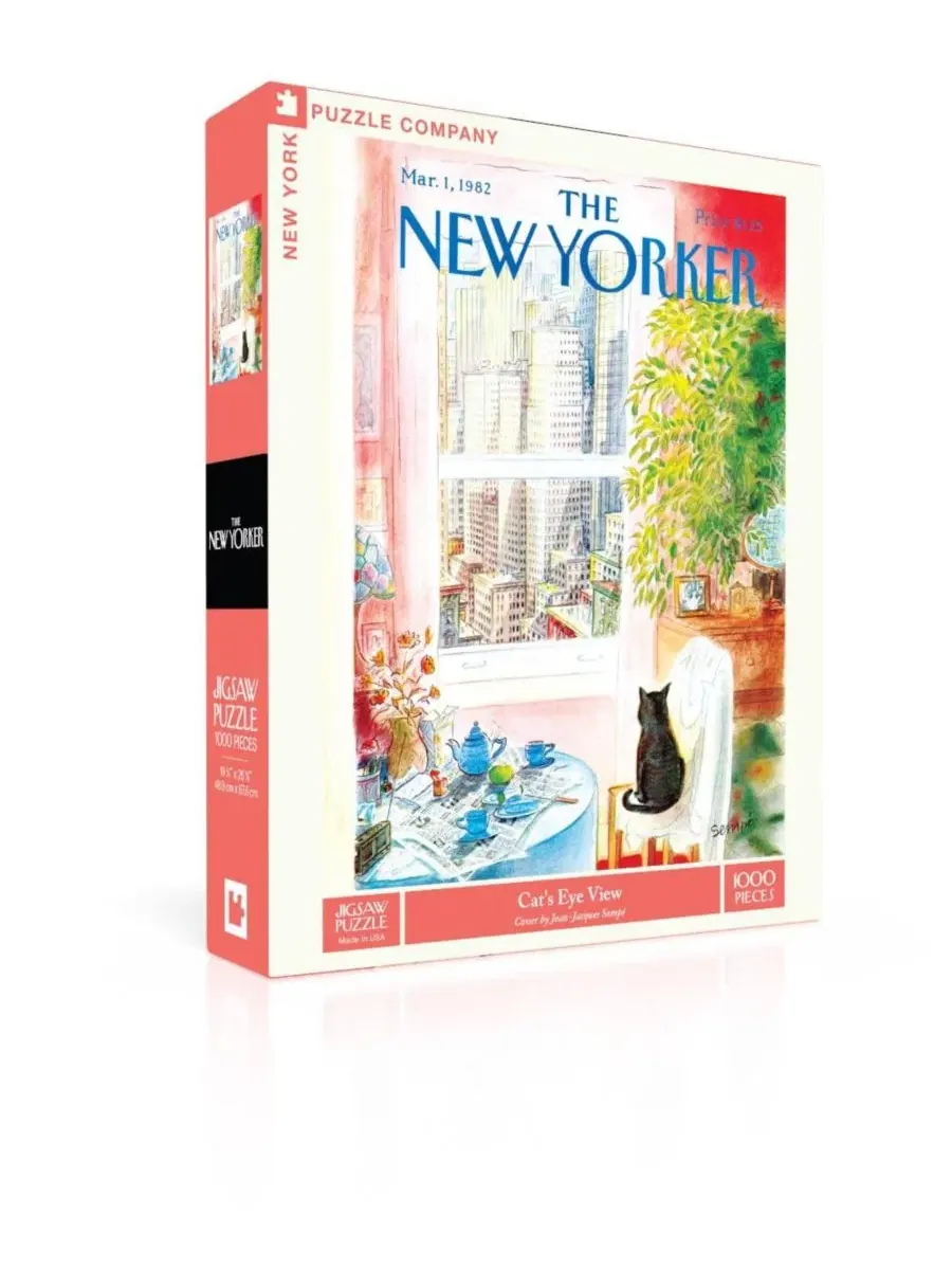 Пазл 1000 элементов Cat's Eye View New York Puzzle Company — изображение 3 из 4, нет цвета