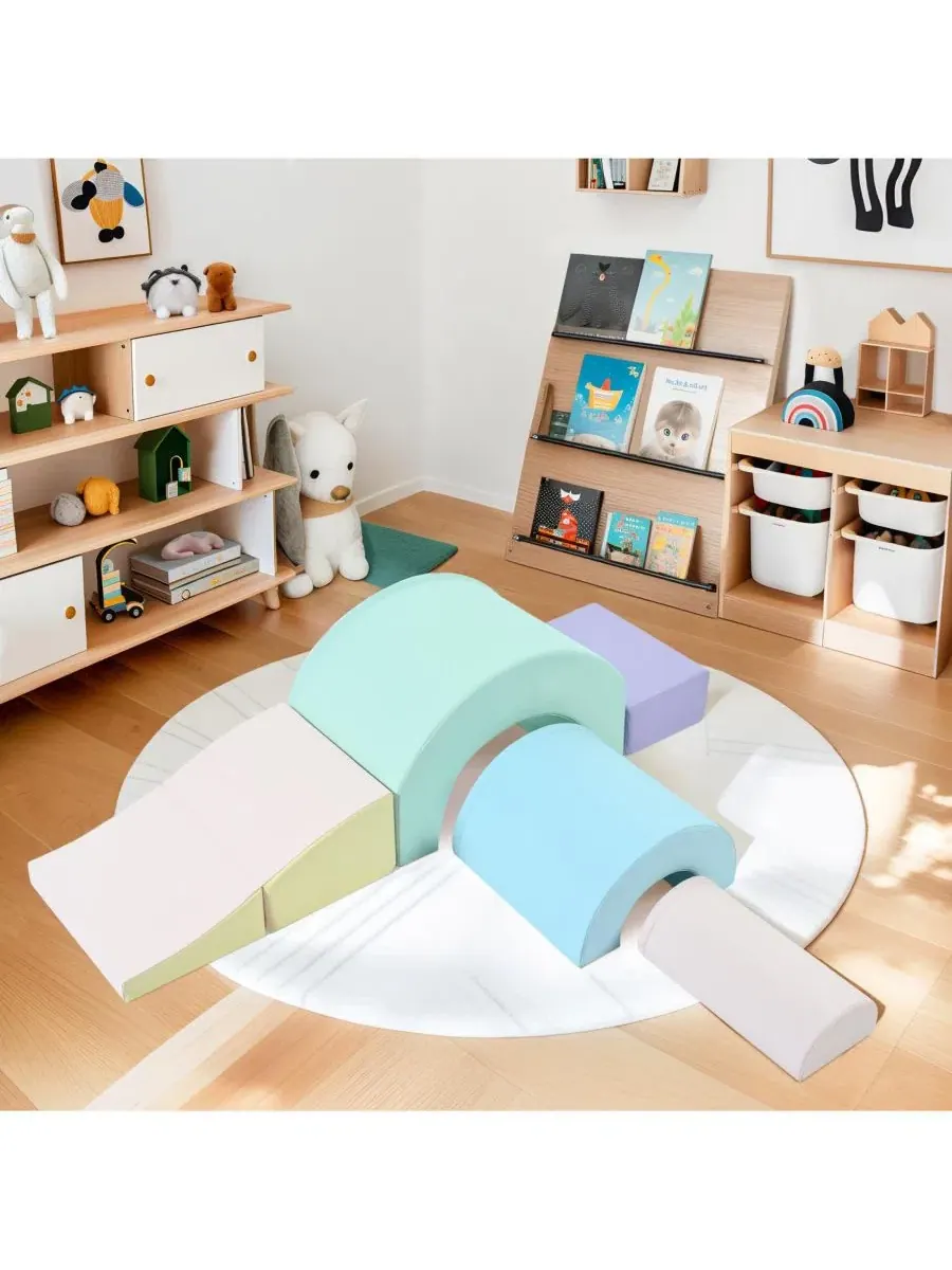 Набор из 5 мягких игровых модулей-леденцов Streamdale Furniture — изображение 1 из 9, мульти