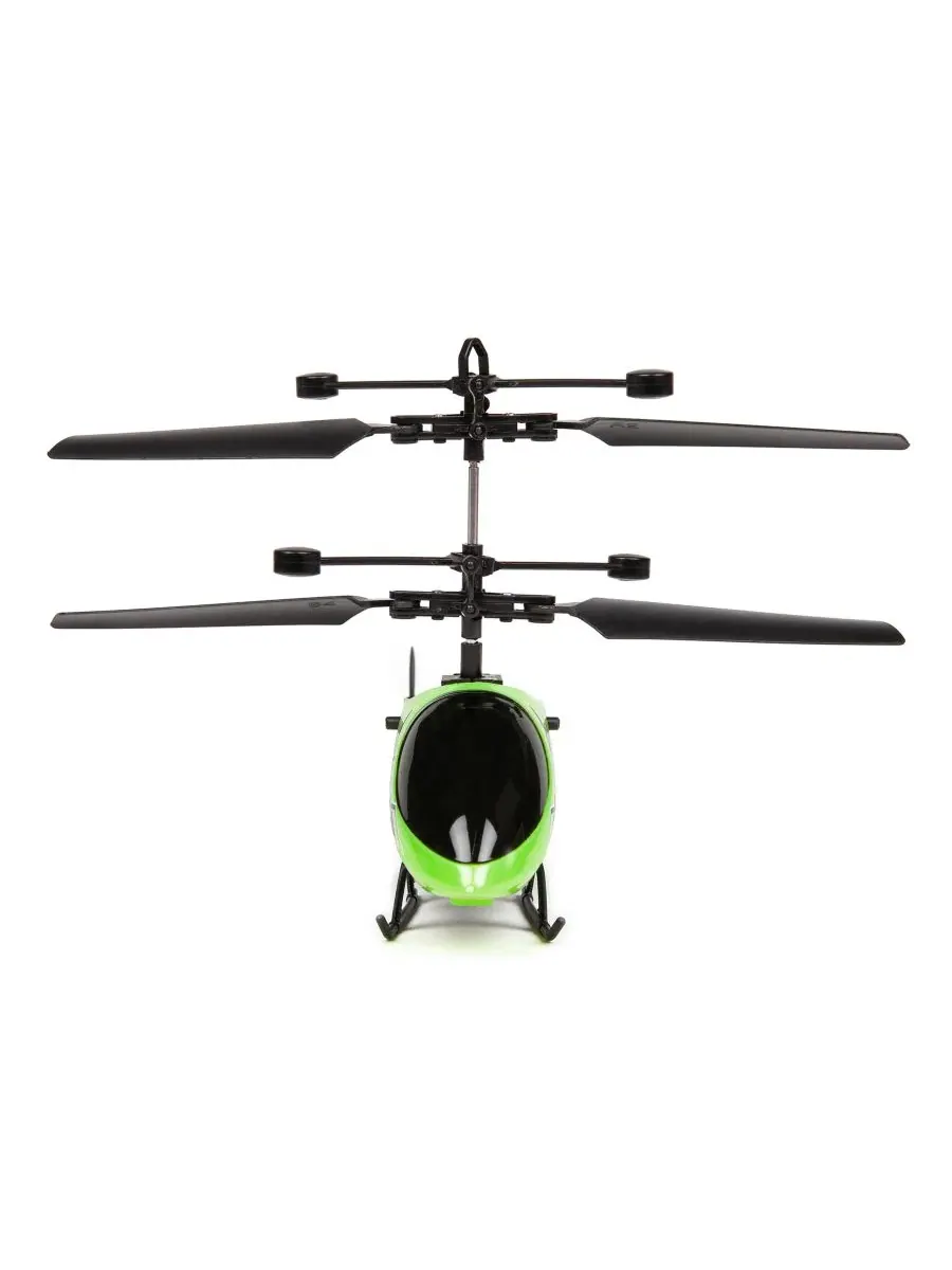 Вертолет Hornet, светящийся в темноте, 2 канала, ИК-подсветка World Tech Toys — изображение 3 из 7, зеленый