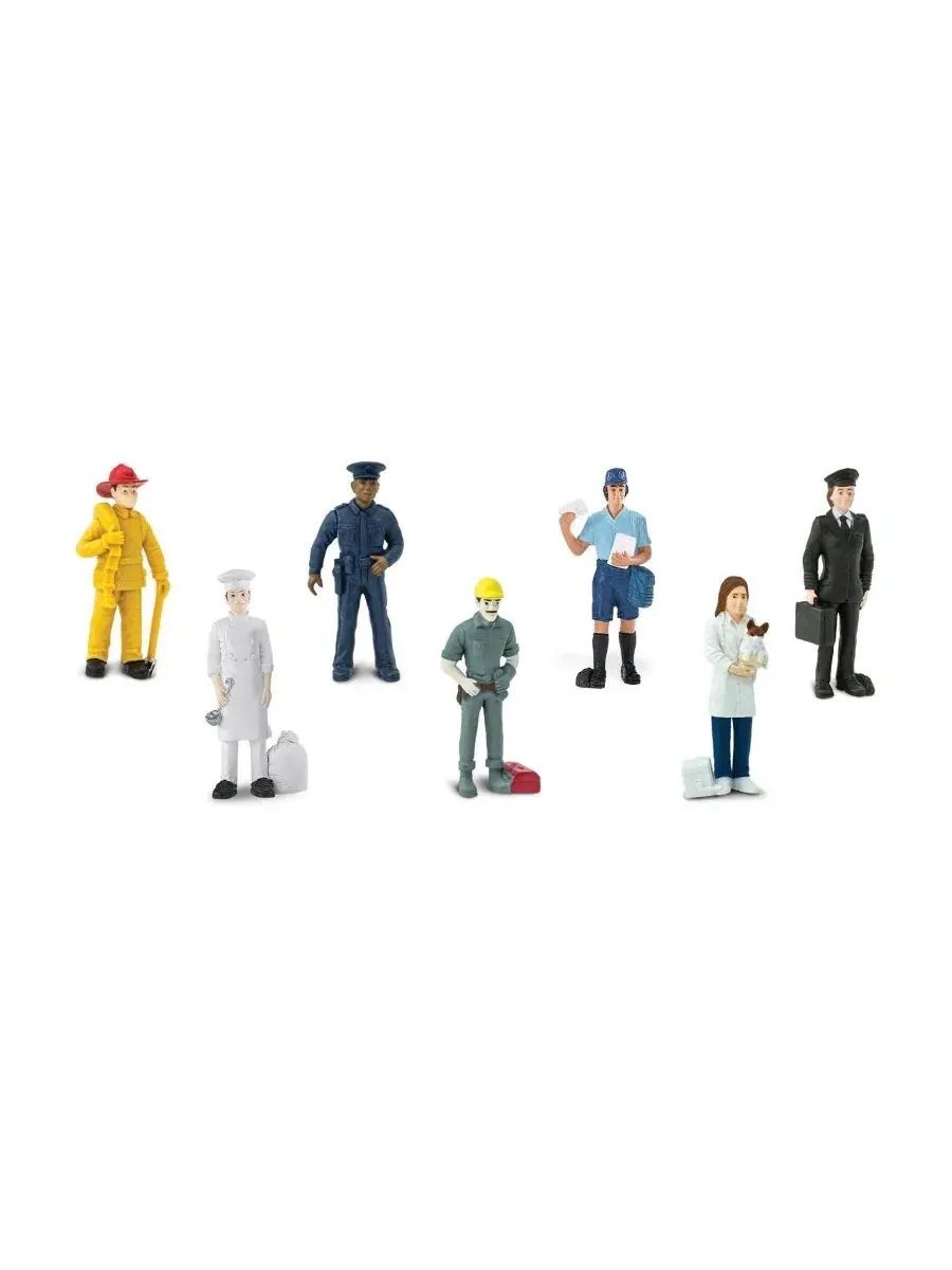 Набор фигурок People at Work Designer TOOB, Safari Ltd — изображение 3 из 3, нет цвета