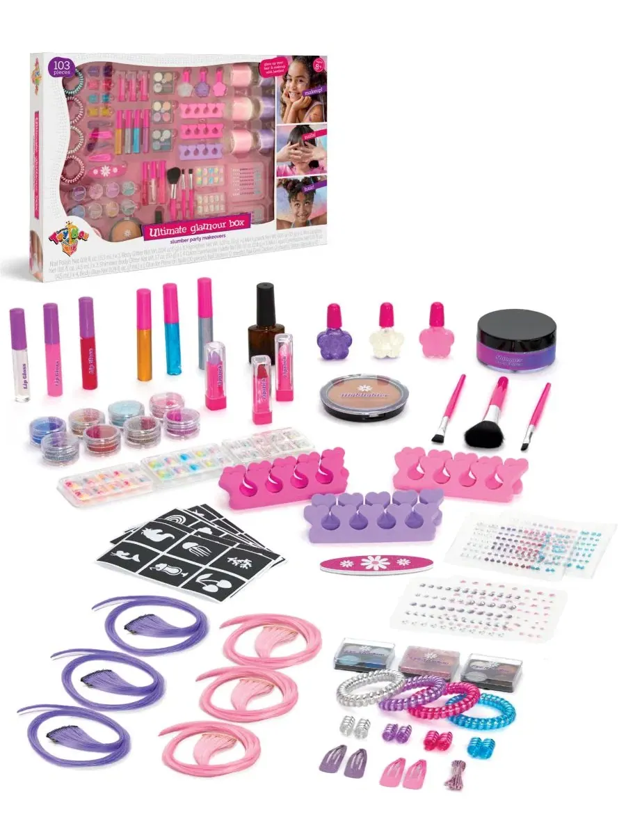 Набор для преображения на пижамную вечеринку "Ultimate Glamour Box" Geoffrey'S Toy Box — изображение 1 из 7, нет цвета