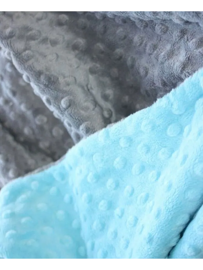 Одеяло Minky для маленьких девочек Lil' Cub Hub — изображение 3 из 5, серый