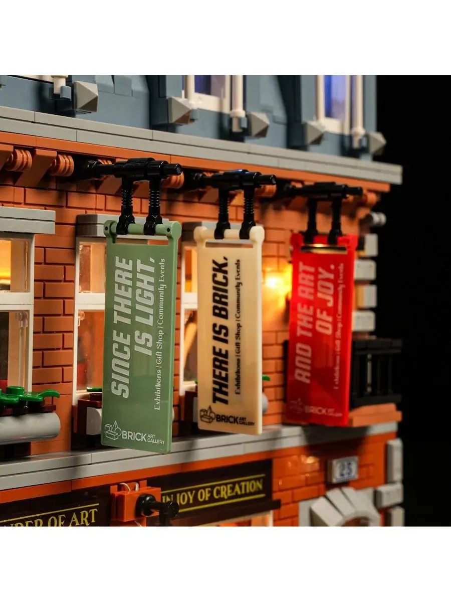 Конструктор Brick Art Gallery Lighting Building Bricks Set Town Life City Collection Kit With — изображение 4 из 10