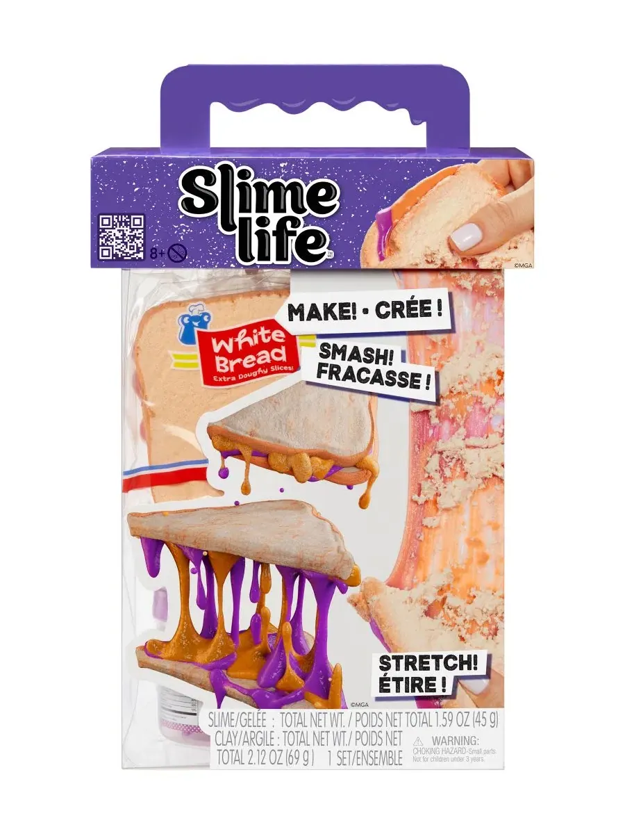 Набор для изготовления слайма «Арахисовое масло, джем и чипсы» Slime Life — мульти