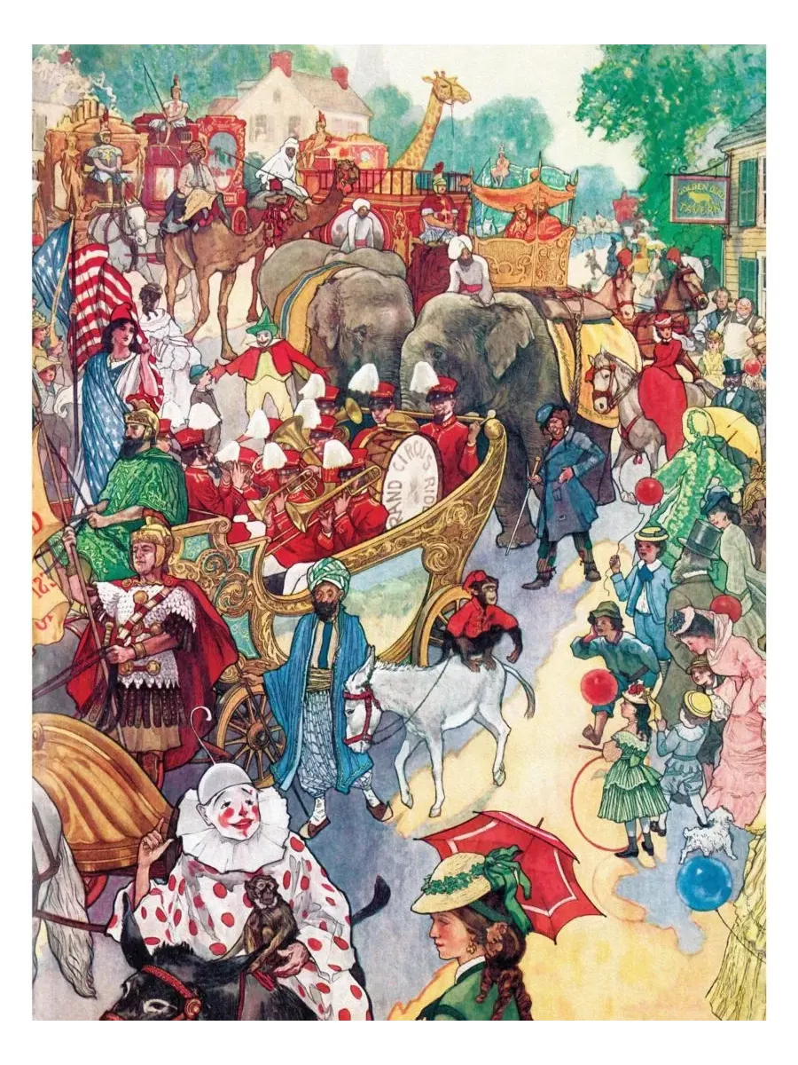 Пазл 1000 деталей Circus Parade New York Puzzle Company — изображение 3 из 4, нет цвета