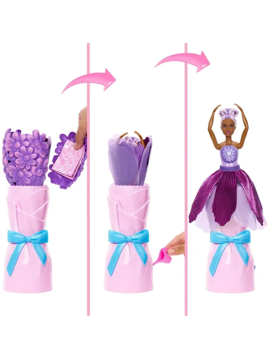 Модная кукла с ароматом лепесткового цветка Barbie — изображение 2 из 6, нет цвета
