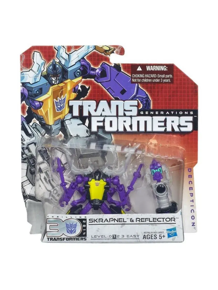 Фигурка Skrapnel и Reflector Transformers, 10 см — изображение 2 из 5, нет цвета