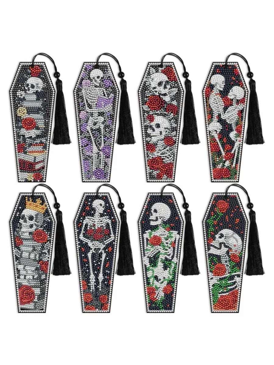 Набор для творчества «Boho Painting Bookmark Kit» с алмазной мозаикой, 8 предметов GNUADZ, Gothic