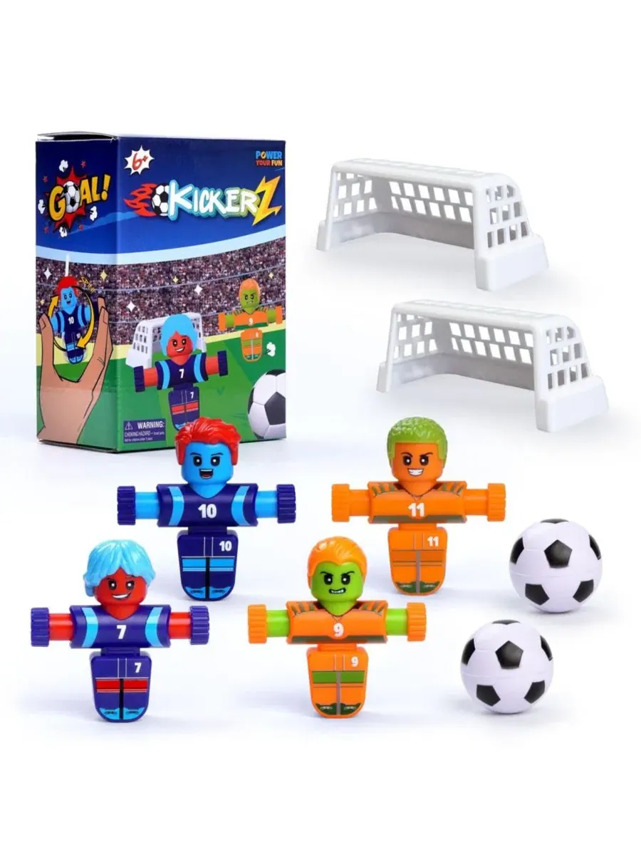 Игровой набор KickerZ Soccer Fidgets Game Set - 8 предметов Power Your Fun — изображение 1 из 6, нет цвета