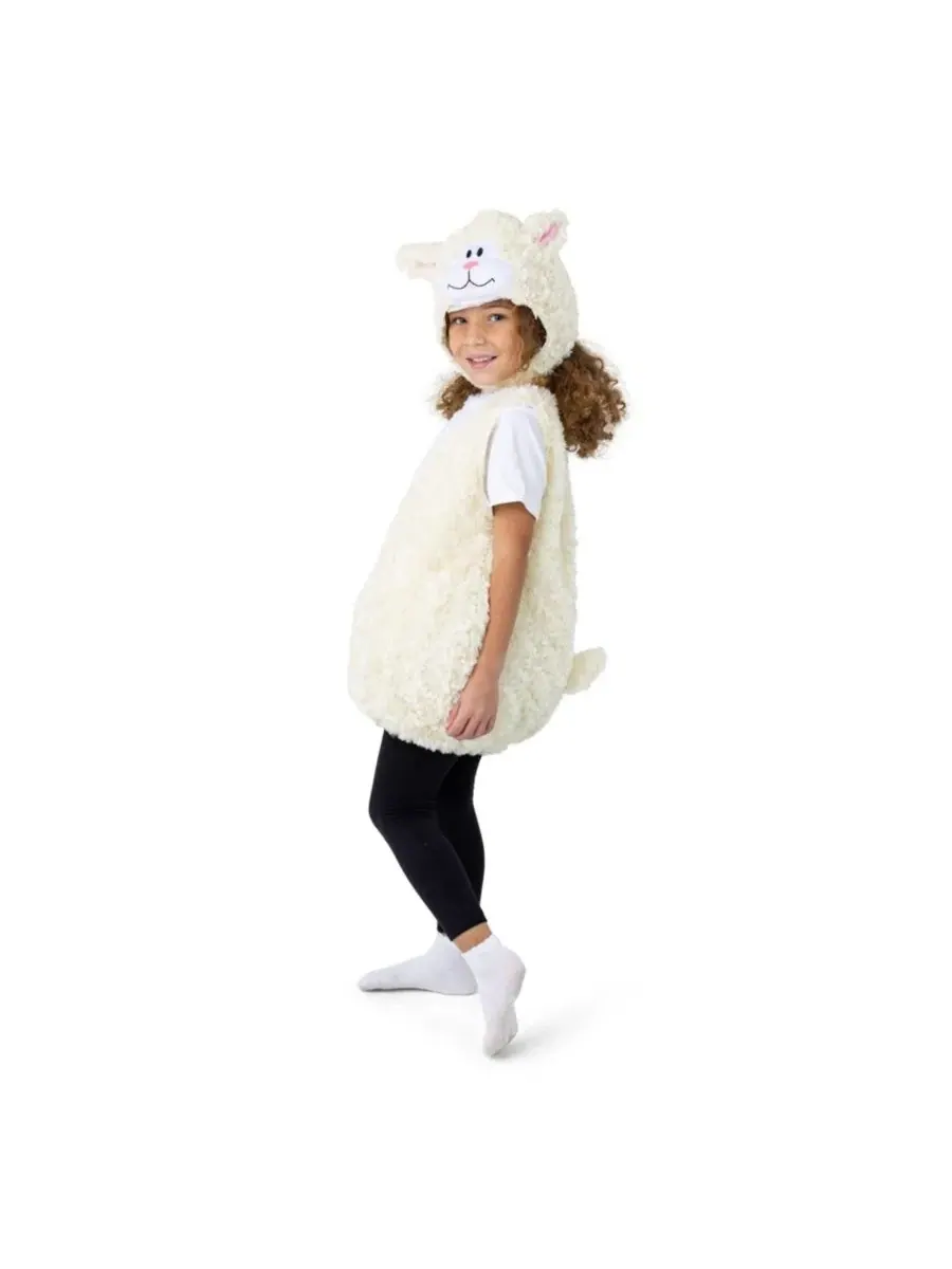 Костюм овечки с капюшоном и хвостиком Dress Up America — изображение 2 из 2