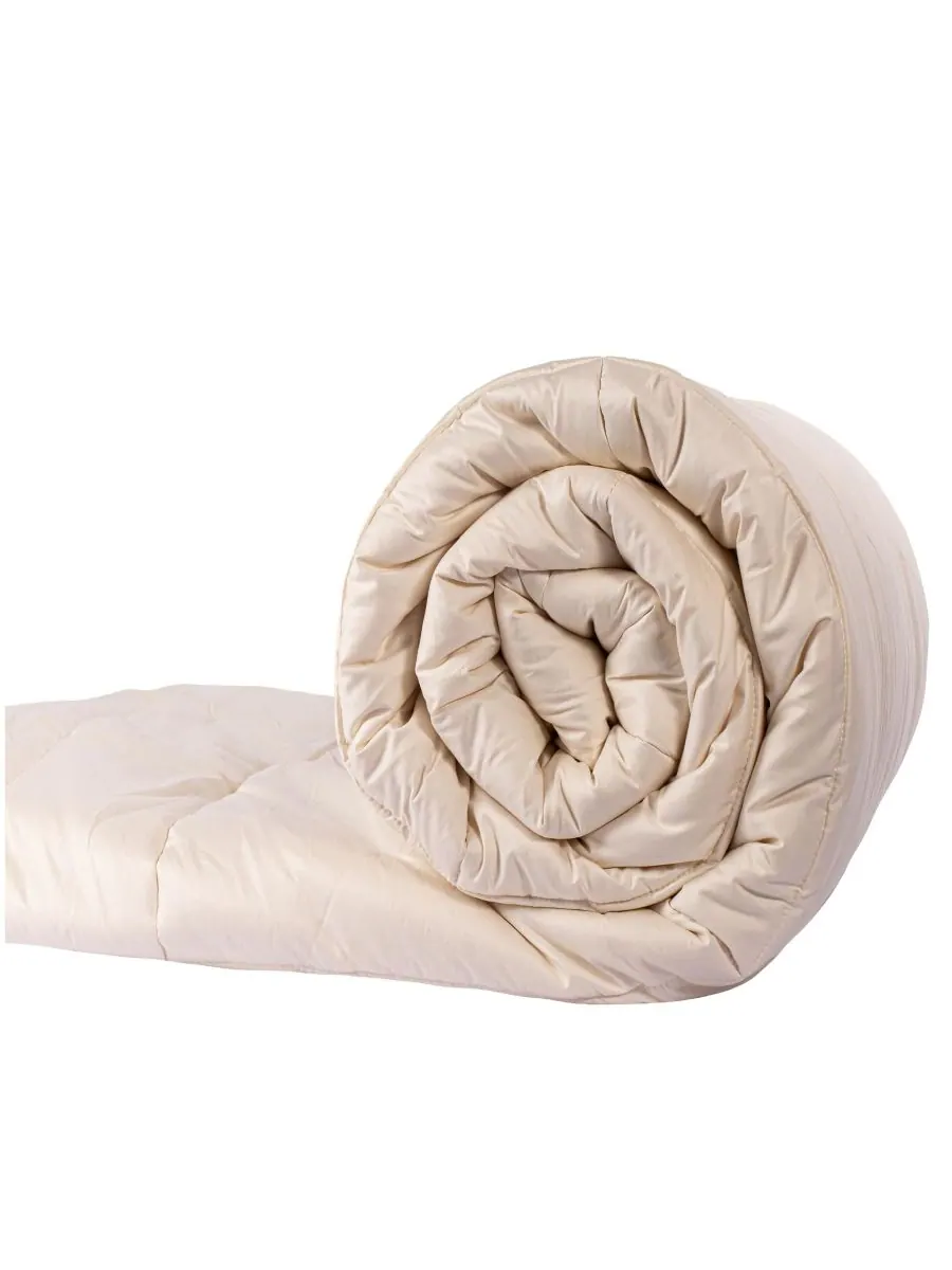 Легкое одеяло myMerino с наполнителем из мериносовой шерсти для детской кроватки Sleep & Beyond — изображение 5 из 8, белый
