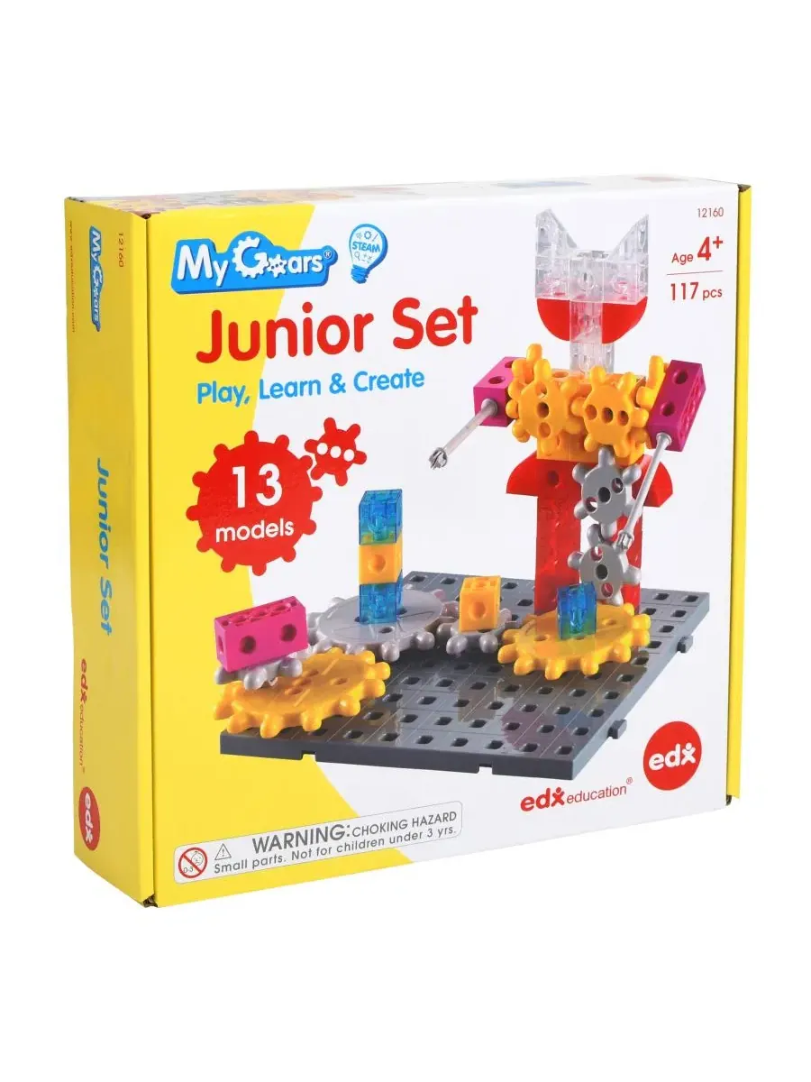 Детский игровой набор My Gears, 117 деталей Edxeducation