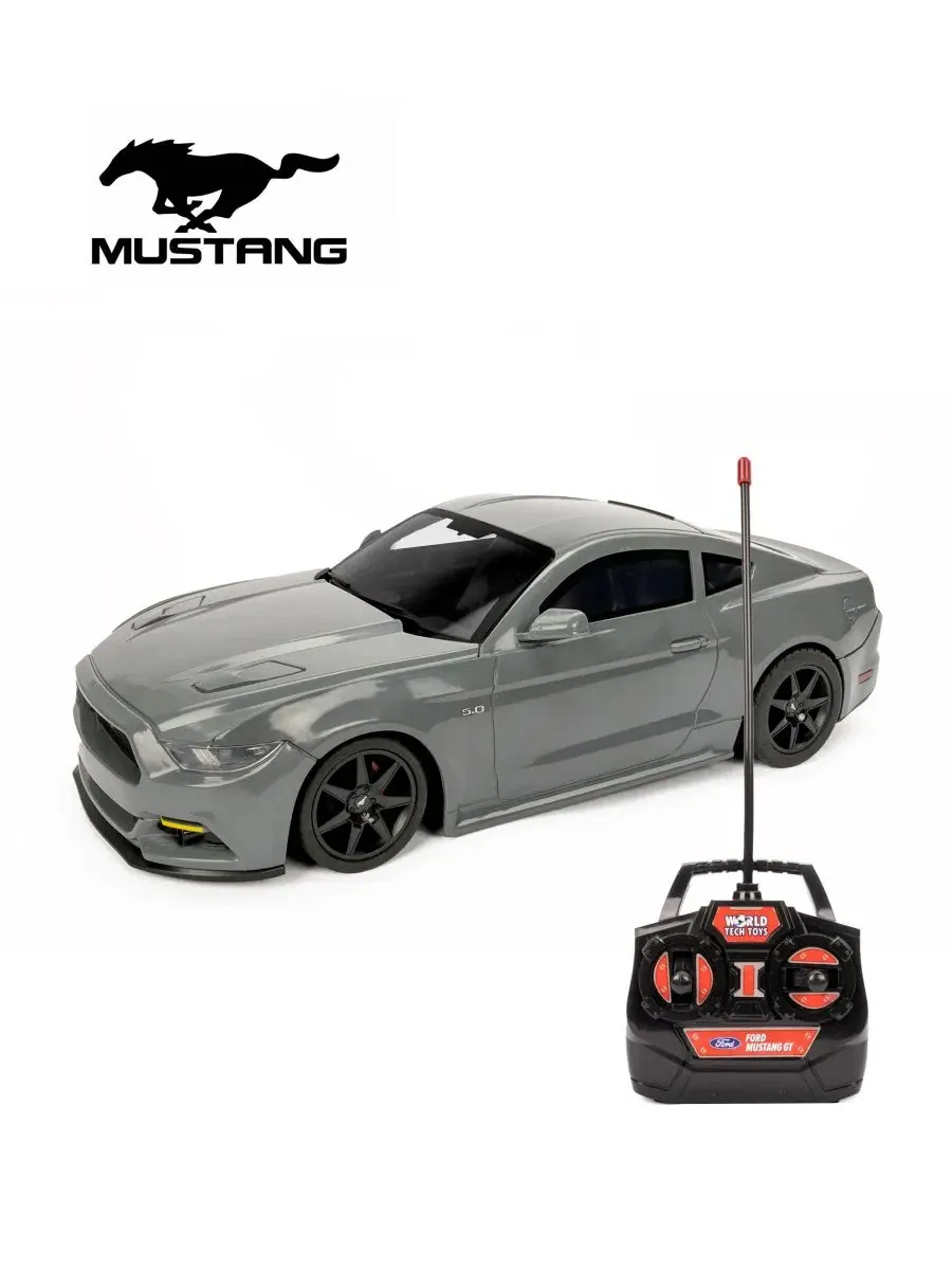 1:14 Ford Mustang GT Электрический полнофункциональный радиоуправляемый автомобиль World Tech Toys — изображение 3 из 6
