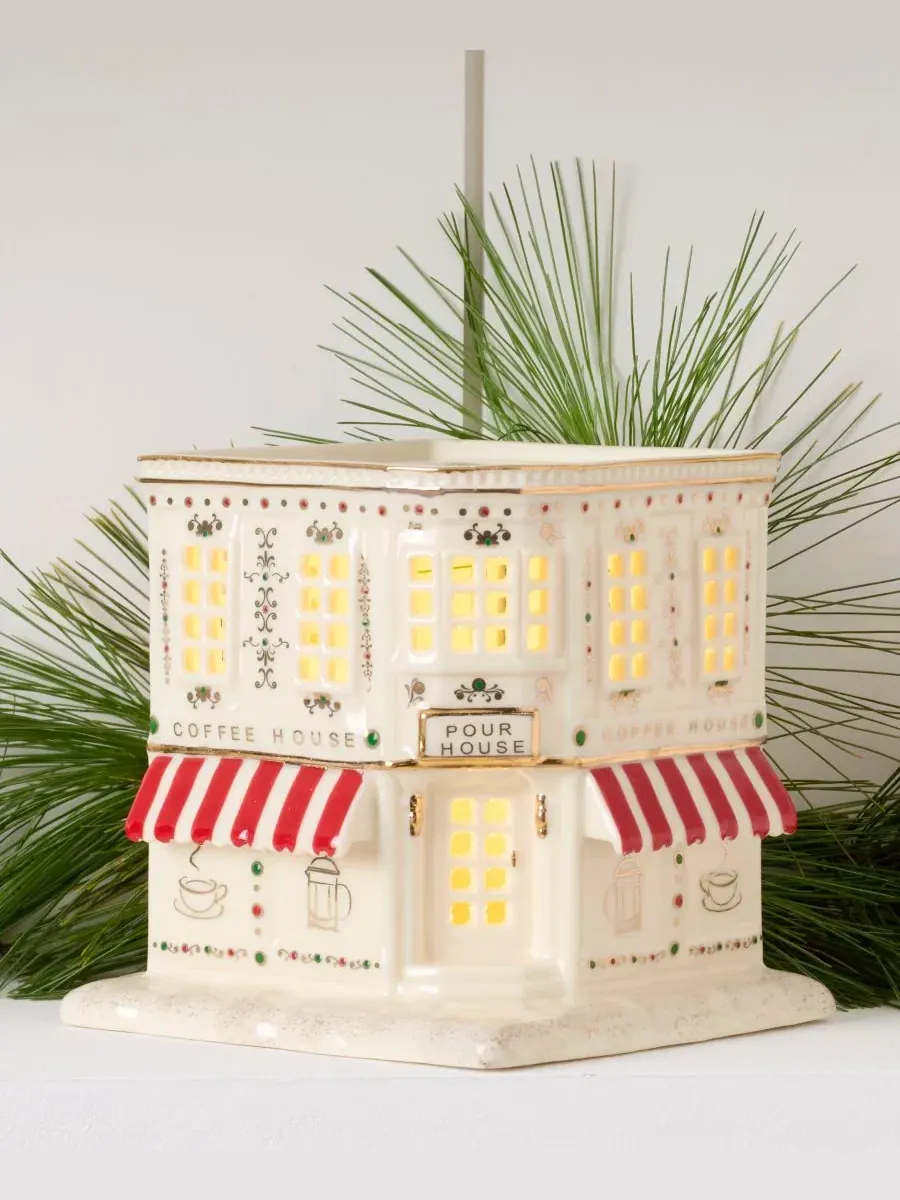 Коллекционная фигурка кофейни Mistletoe Park Village Lenox, 13 см — изображение 5 из 8, нет цвета