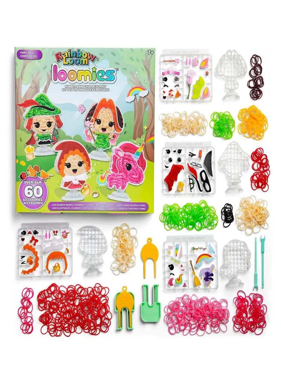 Набор резинок для фигурок Loomies Fairy Tale Figurines Rainbow Loom — изображение 2 из 6, мульти