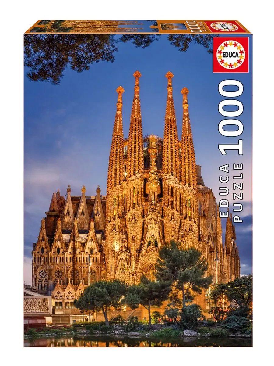 Пазл 1000 элементов Sagrada Familia Educa — мульти