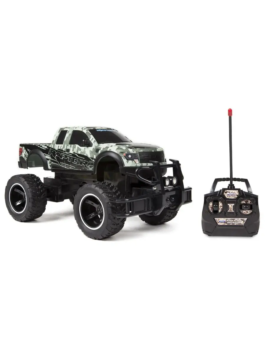 Лицензионная радиоуправляемая модель Ford F-150 SVT Raptor в масштабе 1:14 с цифровым камуфляжем — изображение 11 из 11
