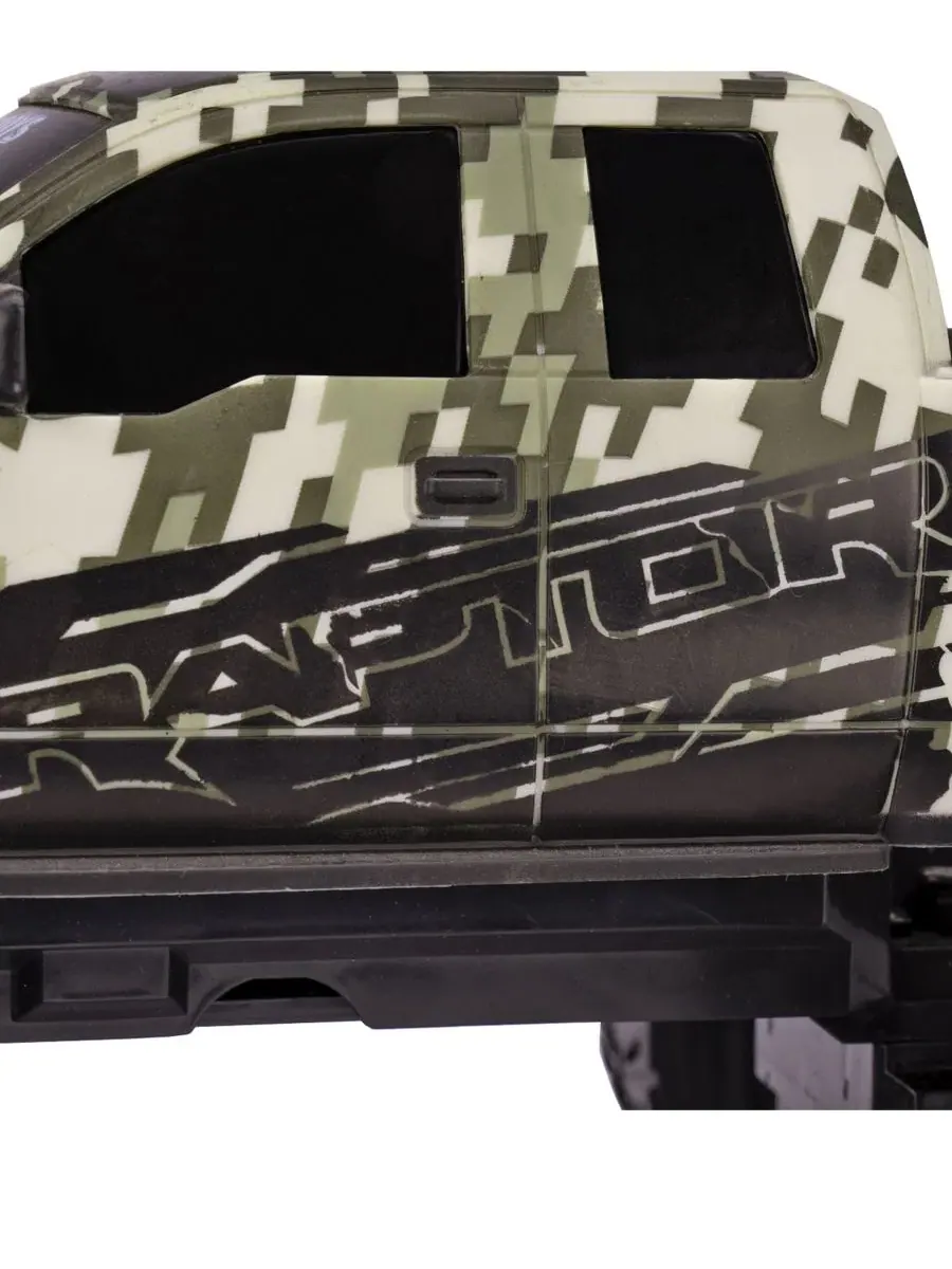 Лицензионная радиоуправляемая модель Ford F-150 SVT Raptor в масштабе 1:14 с цифровым камуфляжем — изображение 7 из 11
