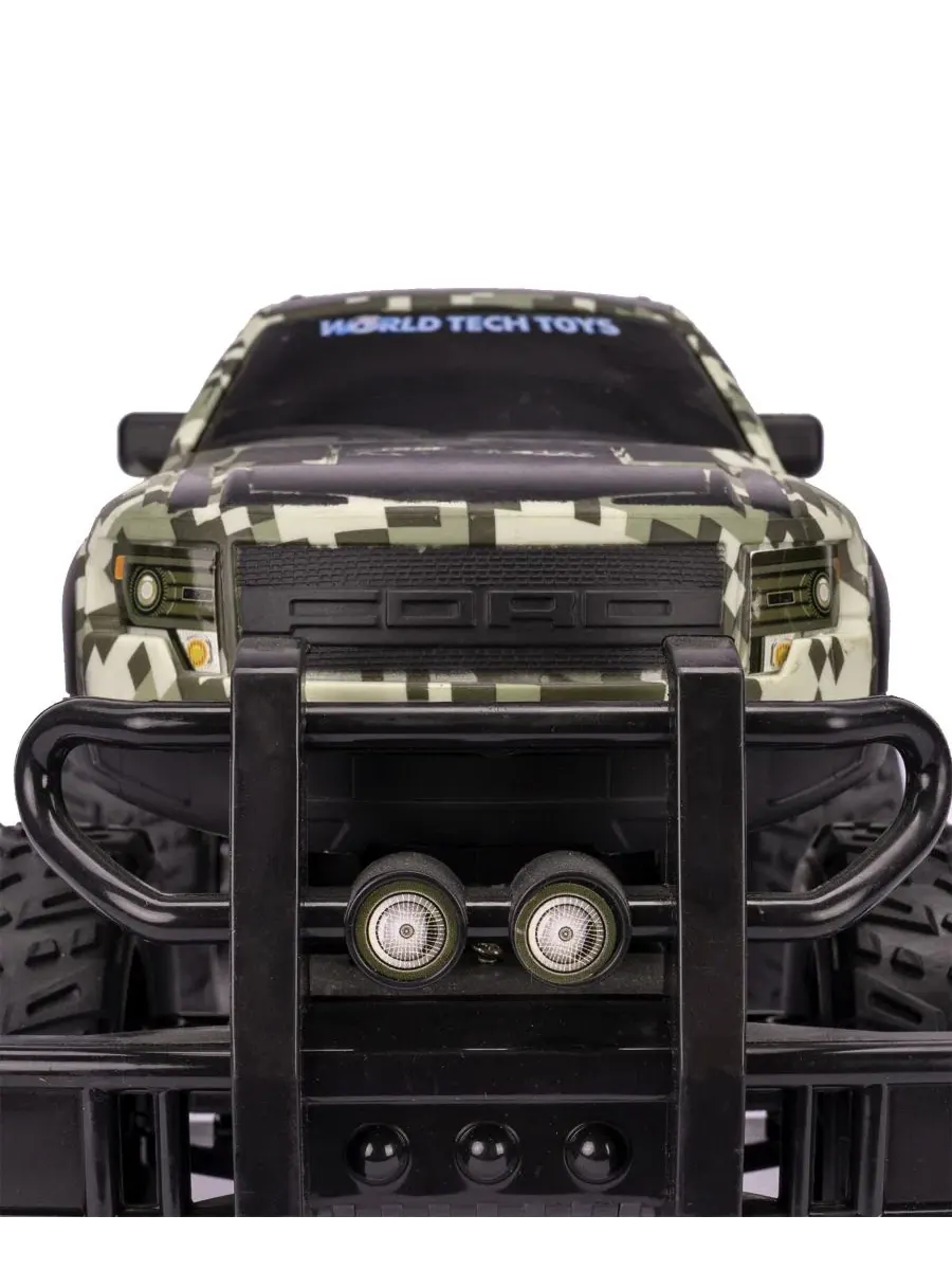 Лицензионная радиоуправляемая модель Ford F-150 SVT Raptor в масштабе 1:14 с цифровым камуфляжем — изображение 8 из 11