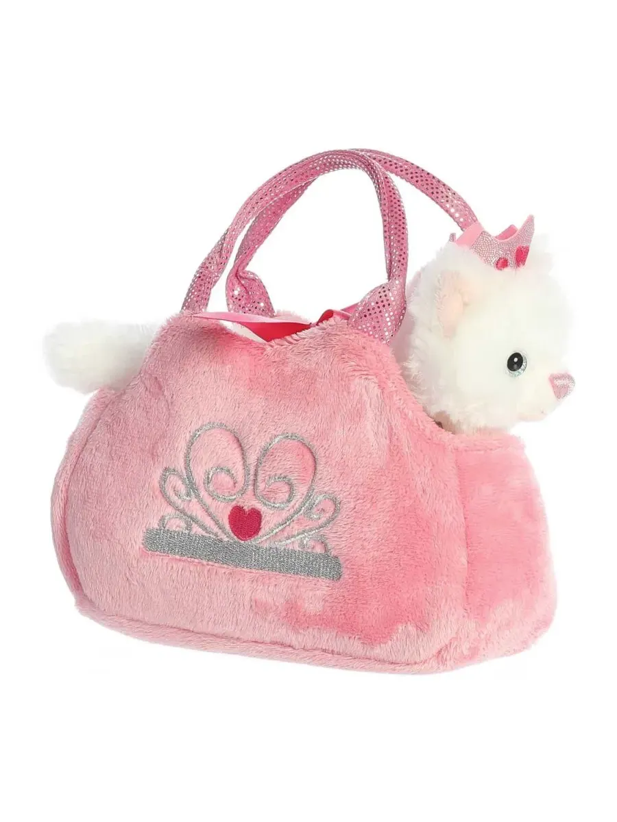 Плюшевый котенок в переноске Princess Kitten Fancy Pals Aurora — изображение 3 из 5, мульти