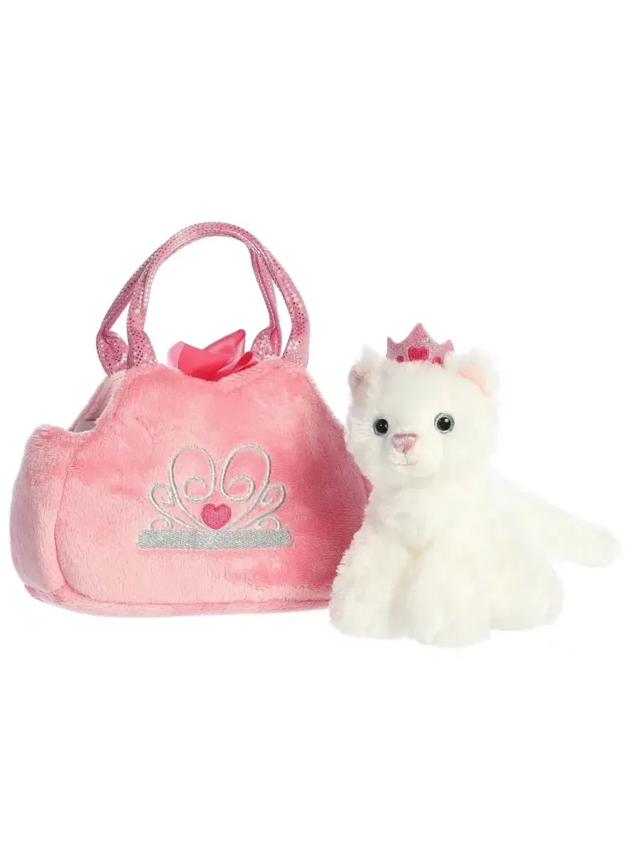 Плюшевый котенок в переноске Princess Kitten Fancy Pals Aurora — изображение 4 из 5, мульти
