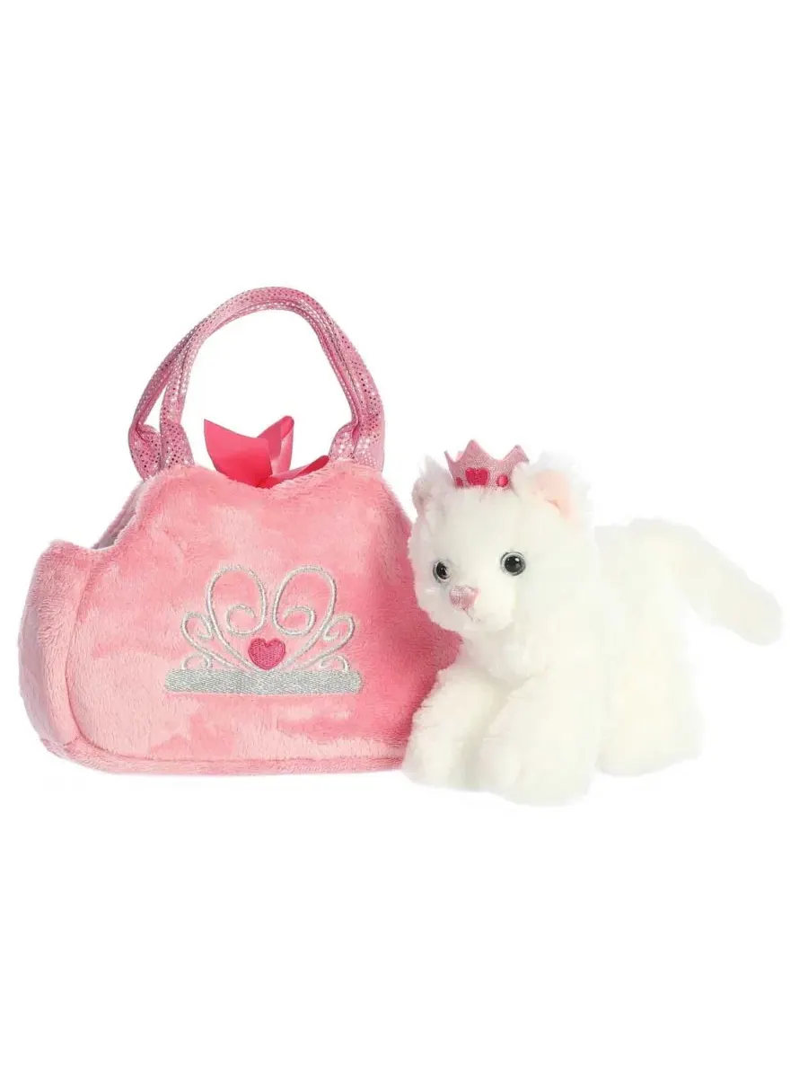 Плюшевый котенок в переноске Princess Kitten Fancy Pals Aurora — изображение 5 из 5, мульти