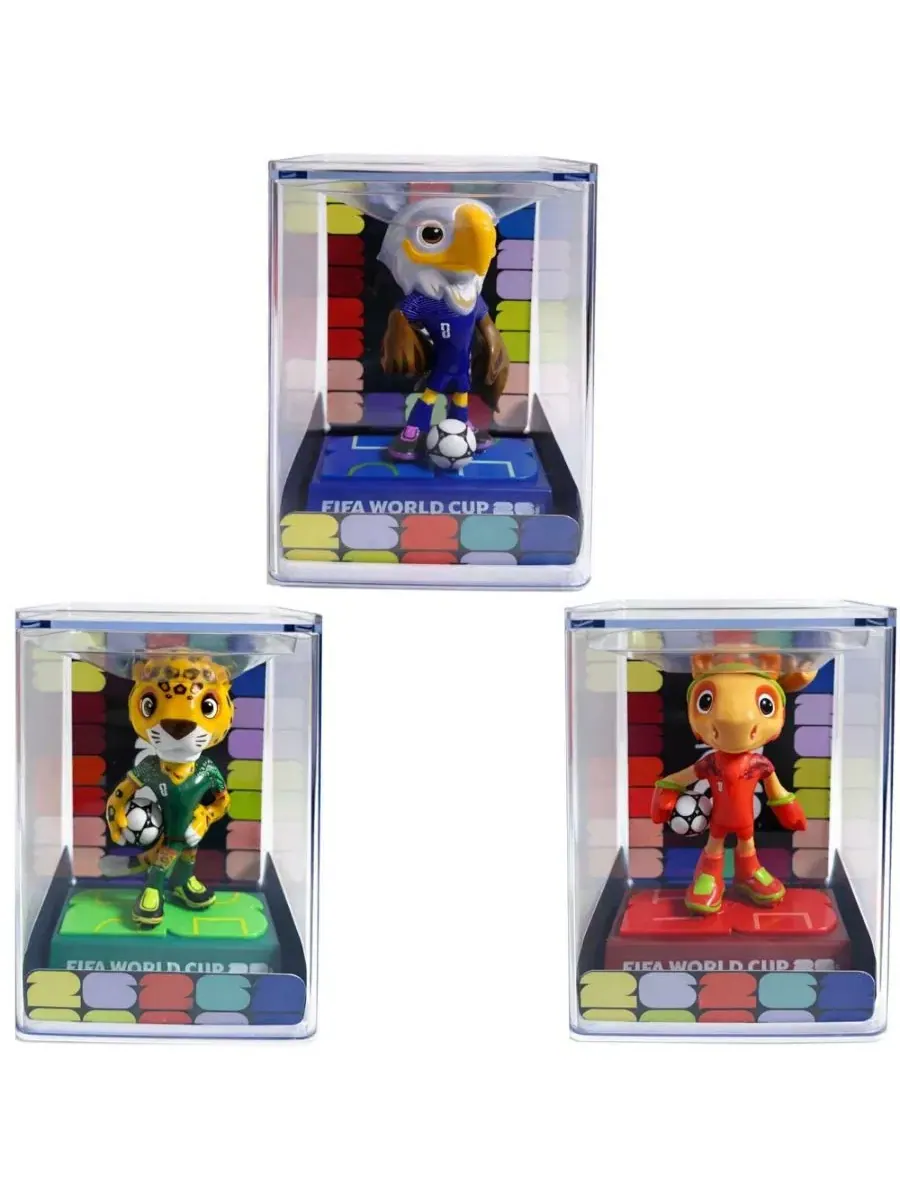 Набор фигурок FIFA World Cup 26 Maple, Zayu и Clutch, 9 см FIFA — изображение 4 из 9, нет цвета