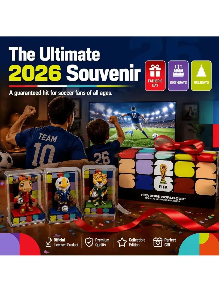 Набор фигурок FIFA World Cup 26 Maple, Zayu и Clutch, 9 см FIFA — изображение 6 из 9, нет цвета
