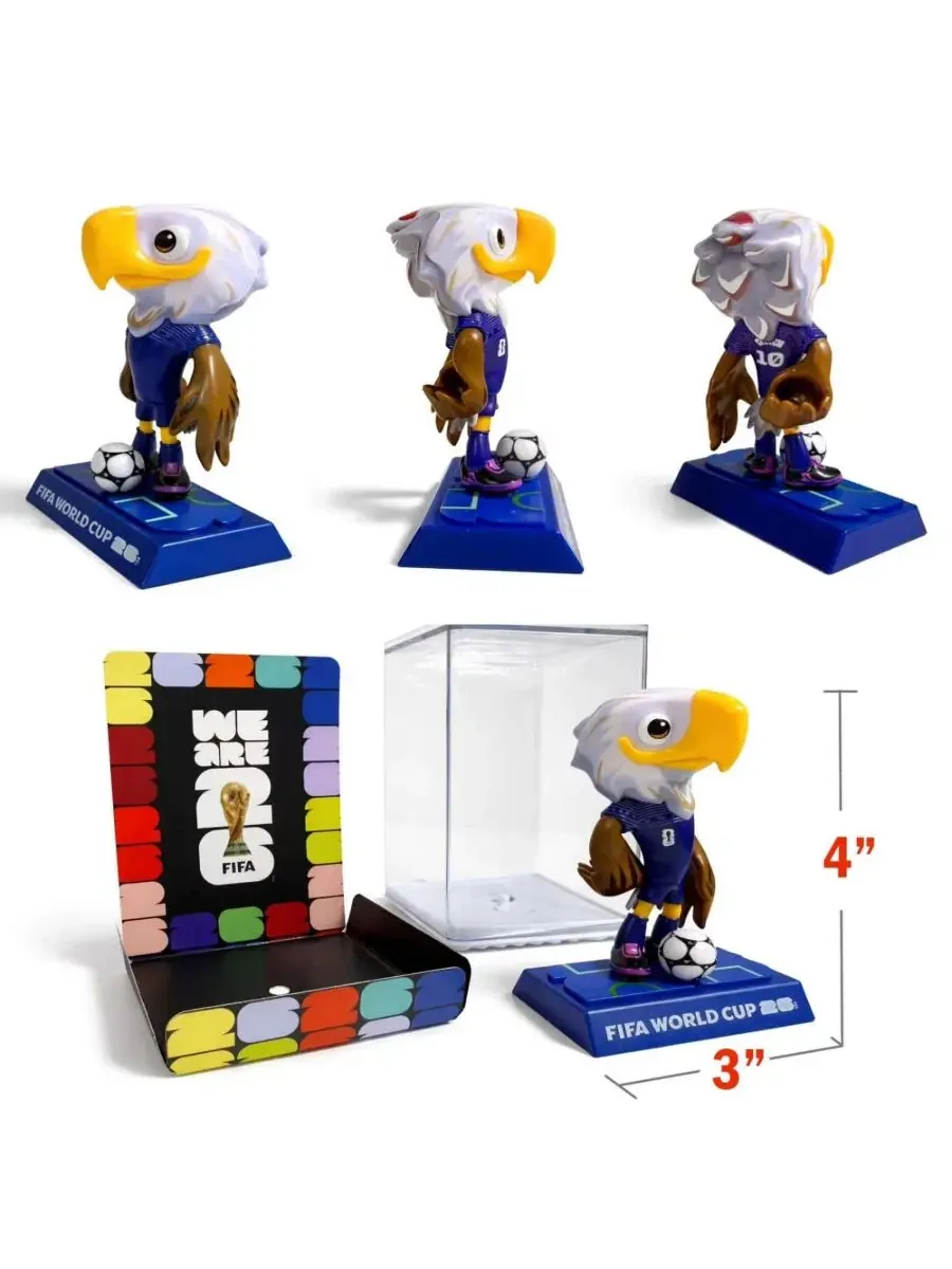 Набор фигурок FIFA World Cup 26 Maple, Zayu и Clutch, 9 см FIFA — изображение 9 из 9, нет цвета