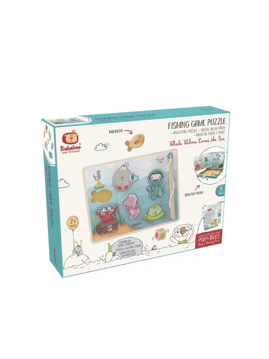 Головоломка «Уилма Уэйл любит морскую рыбалку» Bababoo And Friends — изображение 2 из 6, нет цвета