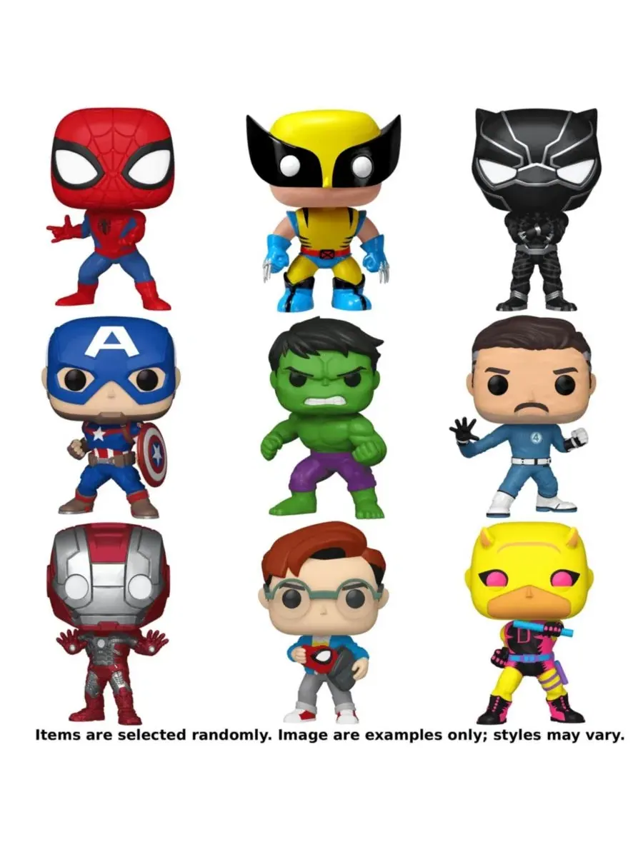 Набор из 5 фигурок Marvel Funko Pop! с сюрпризом Funko — изображение 4 из 4, нет цвета