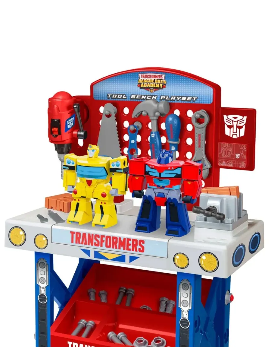 Игровой набор с трансформируемыми роботами Bumblebee и Optimus Prime, 68 деталей World Tech Toys — изображение 4 из 6