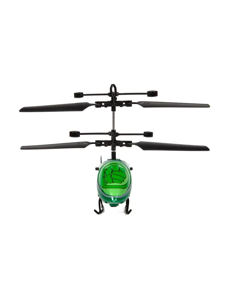 Вертолет Marvel Hulk с 2 каналами ИК-подсветки World Tech Toys — изображение 4 из 8, мульти