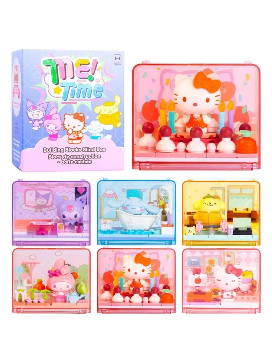 Конструктор Sanrio Hello Kitty and Friends из серии «Время для себя»: милые строительные блоки в