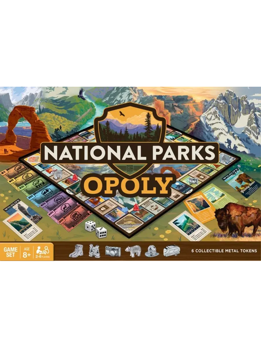 Настольная игра National Parks Opoly Masterpieces