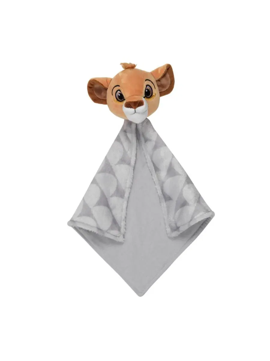 Мягкое плюшевое одеяло Lambs and Ivy Disney Baby THE LION KING серого цвета для малышей Lambs & Ivy — серый