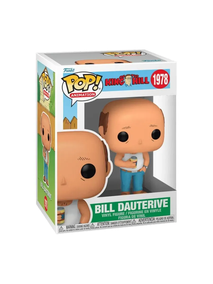 Виниловая фигурка King of the Hill Bill Dauterive Funko — изображение 2 из 5, нет цвета