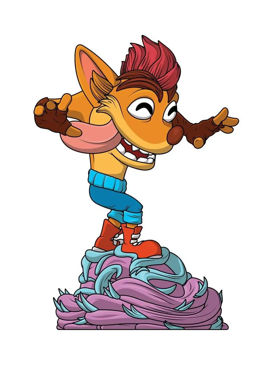 Коллекционная фигурка Crash Bandicoot Youtooz, 12 см — изображение 6 из 6, нет цвета