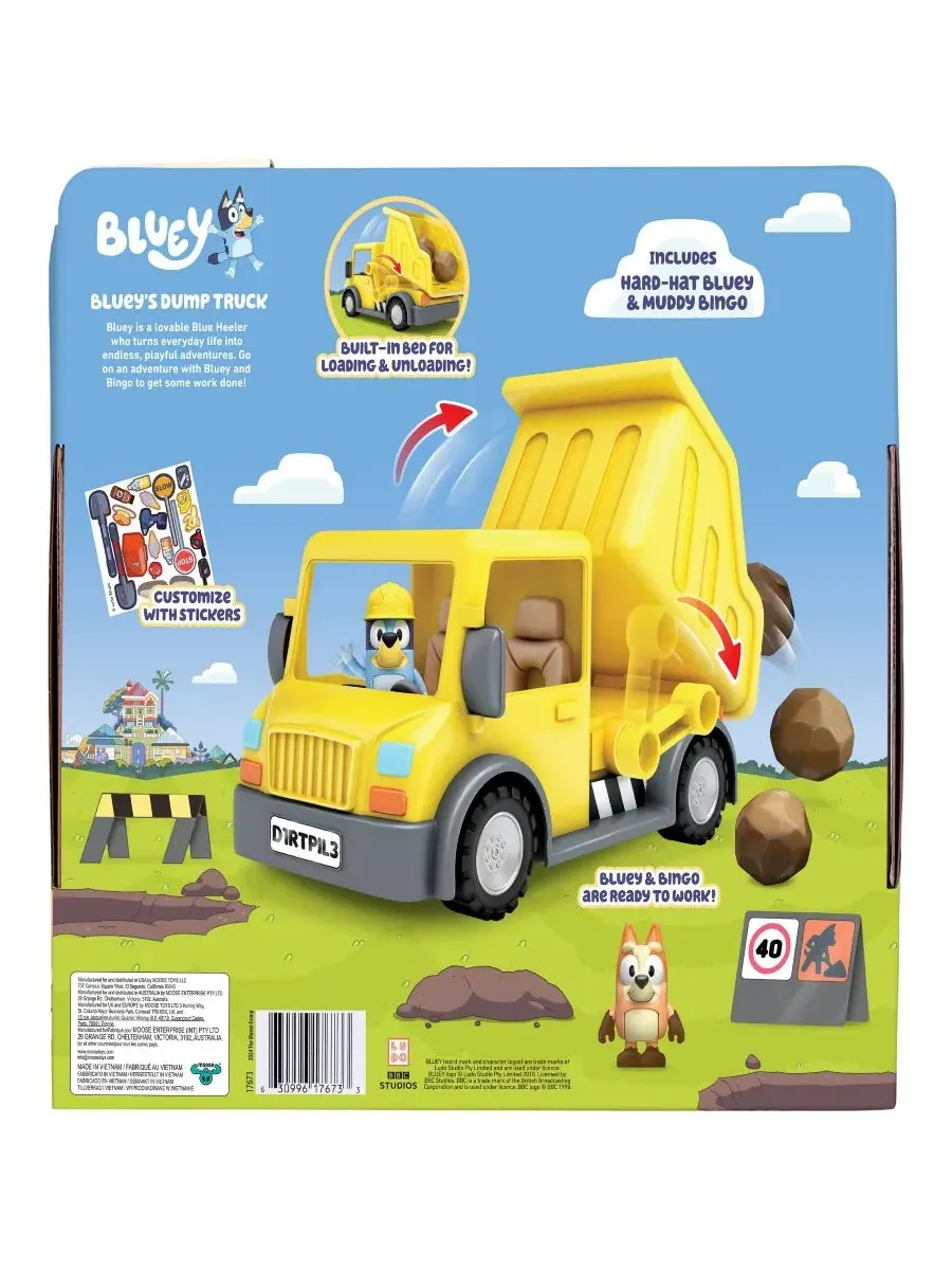 Игровой набор «Самосвал» Bluey — изображение 4 из 9, нет цвета