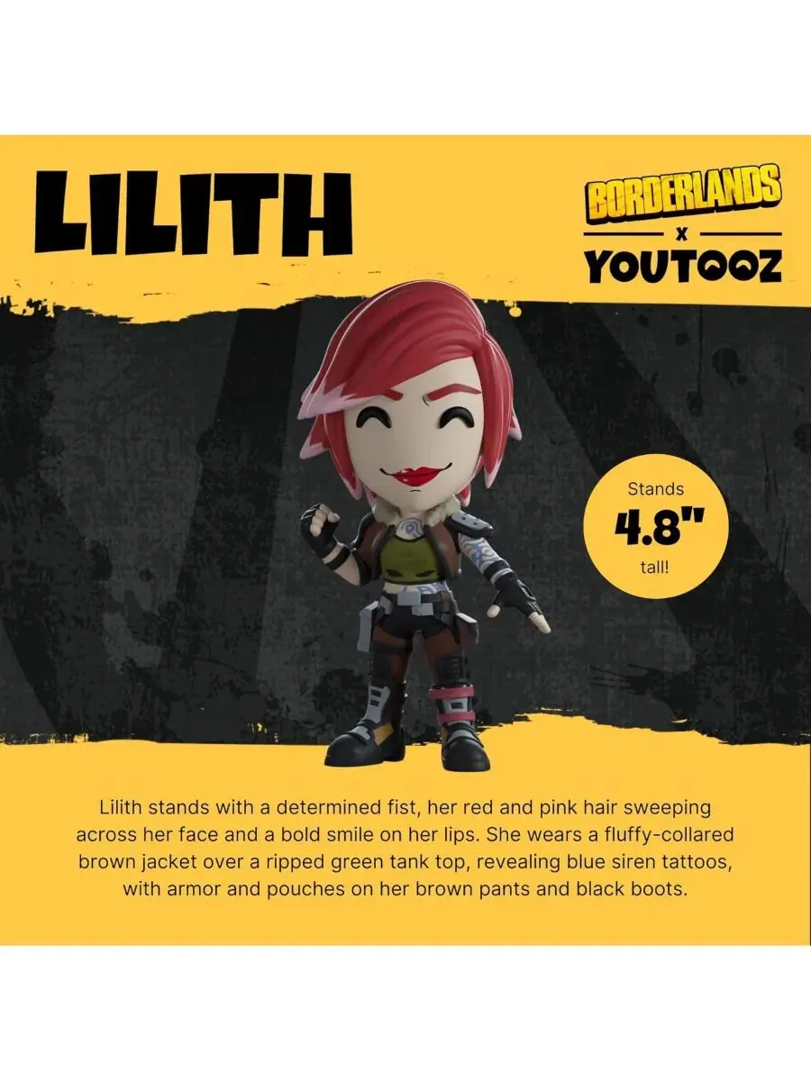 Виниловая фигурка Лилит из коллекции Borderlands, часть 1 Youtooz — изображение 6 из 6, нет цвета